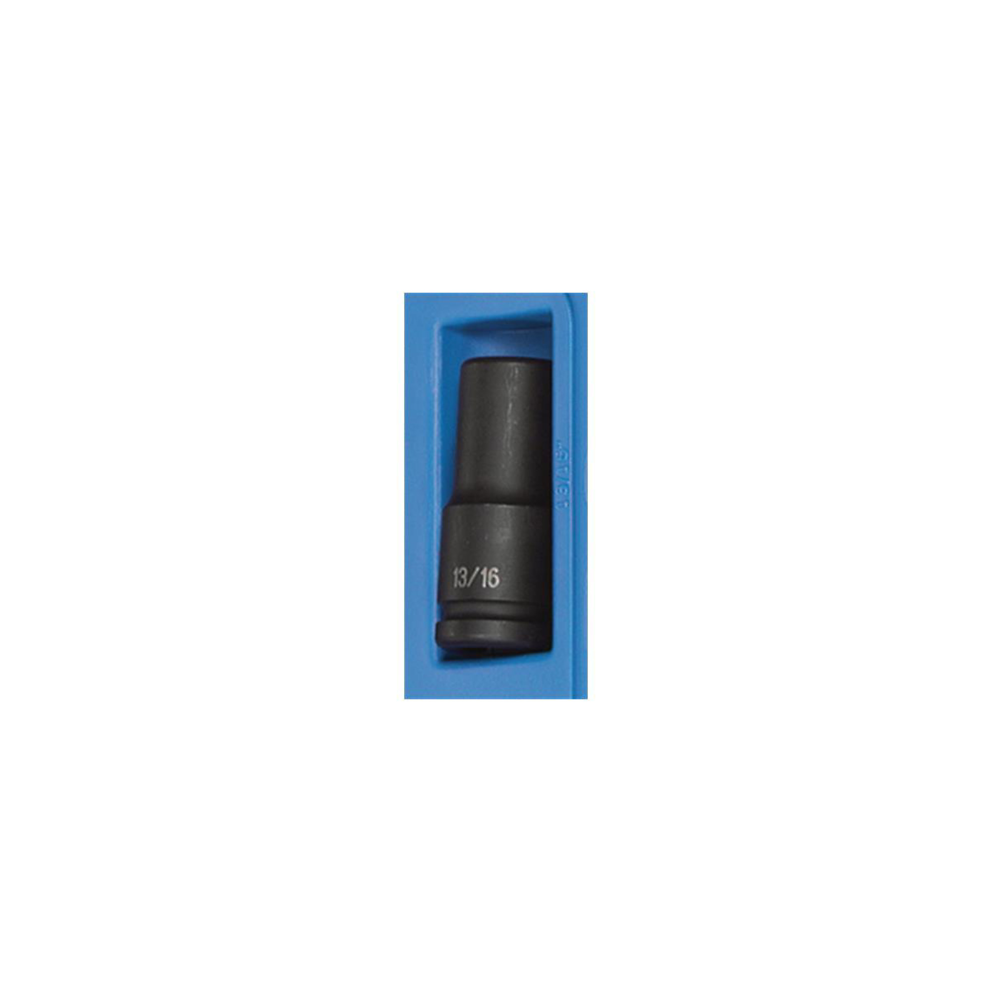 Grey Pneumatic Deep Impact Socket — 13/16in., 6-Point, 3/4in. Drive, Model# GRE3026D